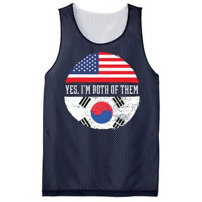 Half American Half South Korean USA Flag South Korea DNA Mesh Reversible Basketball Jersey Tank