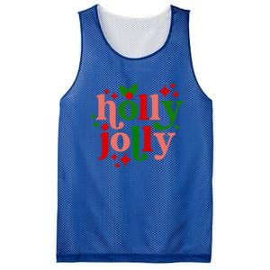 Have A Hollyjolly Colorful Christmas Mistletoe Xmas Holiday Gift Mesh Reversible Basketball Jersey Tank