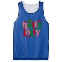 Have A Hollyjolly Colorful Christmas Mistletoe Xmas Holiday Gift Mesh Reversible Basketball Jersey Tank