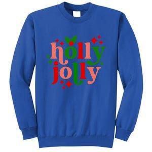 Have A Hollyjolly Colorful Christmas Mistletoe Xmas Holiday Gift Tall Sweatshirt