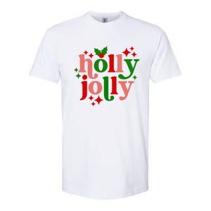 Have A Hollyjolly Colorful Christmas Mistletoe Xmas Holiday Gift Softstyle CVC T-Shirt