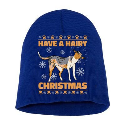 Have A Hairy Christmas Happy Dog Festival Gift Short Acrylic Beanie