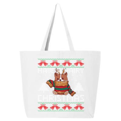 Have A Hairy Christmas Ugly Christmas Sweater Dog Funny Gift 25L Jumbo Tote