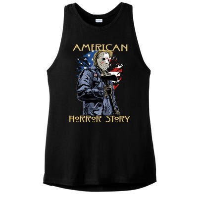 Halloween American Horror Story Ladies PosiCharge Tri-Blend Wicking Tank