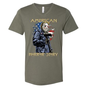 Halloween American Horror Story V-Neck T-Shirt