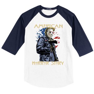 Halloween American Horror Story Baseball Sleeve Shirt