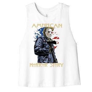 Halloween American Horror Story Women's Racerback Cropped Tank