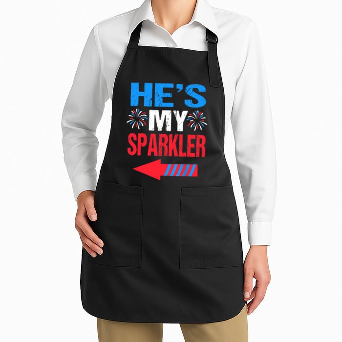 His And Hers 4th Of Julys Couples He's My Sparkler Apron