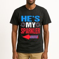 His And Hers 4th Of Julys Couples He's My Sparkler Tall T-Shirt