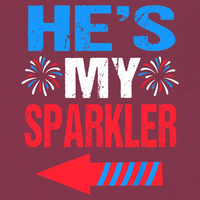 His And Hers 4th Of Julys Couples He's My Sparkler 16oz Travel Tumbler