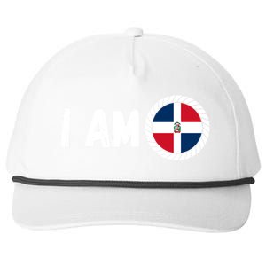 Half American Half Dominican Usa And Dominican Republic Flag Cute Gift Snapback Five-Panel Rope Hat