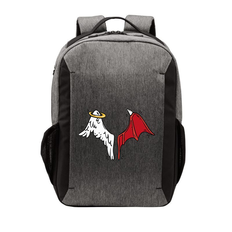 Half Angel Half Demon Wings Vector Backpack