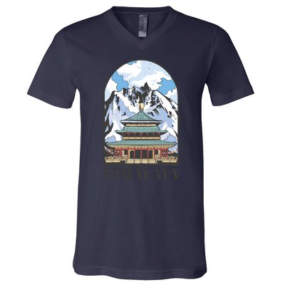 Himalaya Asia V-Neck T-Shirt