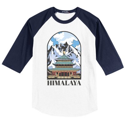 Himalaya Asia Baseball Sleeve Shirt