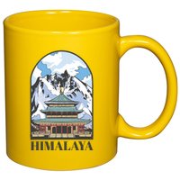 Himalaya Asia 11oz C Handle Ceramic Mug