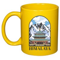 Himalaya Asia 11oz C Handle Ceramic Mug