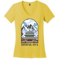 Himalaya Asia Women's V-Neck T-Shirt
