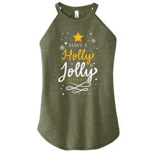 Have A Holly Jolly Christmas Women's Perfect Tri Rocker Tank