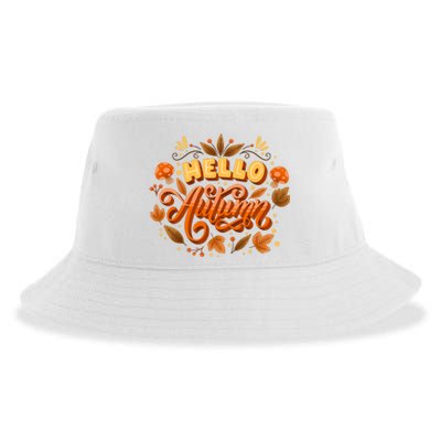 Hello Autumn Sustainable Bucket Hat