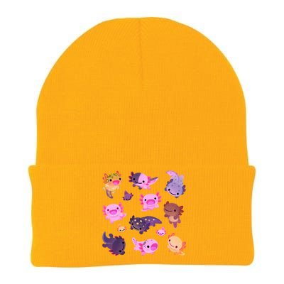 Happy Axolotl Knit Cap Winter Beanie