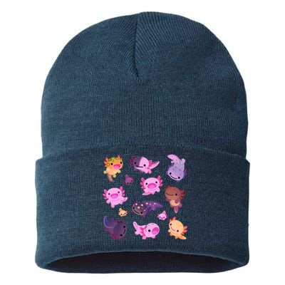 Happy Axolotl Sustainable Knit Beanie