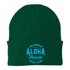 Hawaii Aloha Hawaiian Retro Throwback Souvenir Knit Cap Winter Beanie