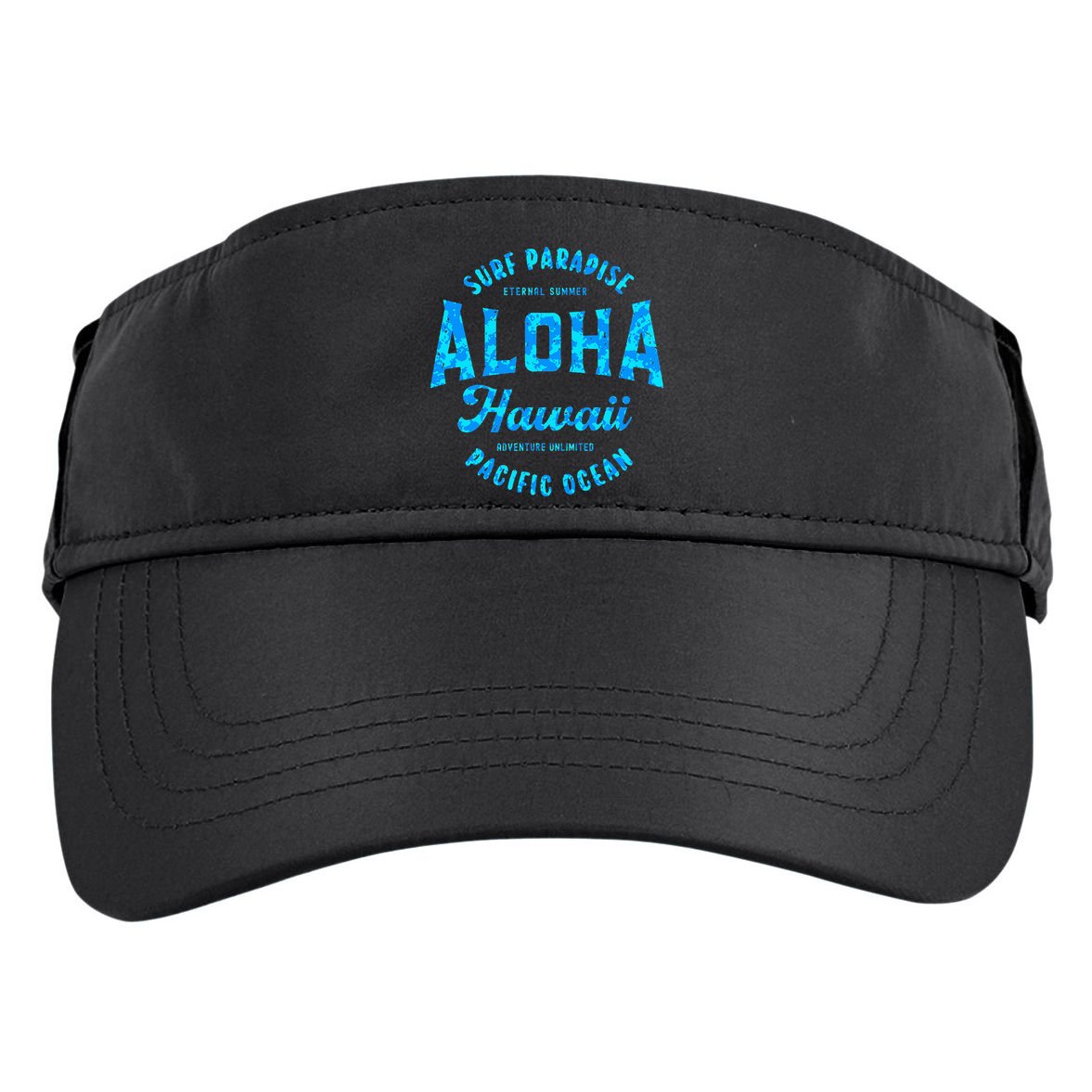 Hawaii Aloha Hawaiian Retro Throwback Souvenir Adult Drive Performance Visor