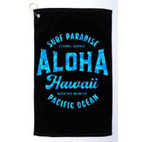 Hawaii Aloha Hawaiian Retro Throwback Souvenir Golf Towel