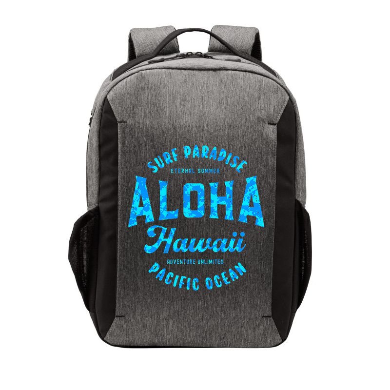 Hawaii Aloha Hawaiian Retro Throwback Souvenir Vector Backpack