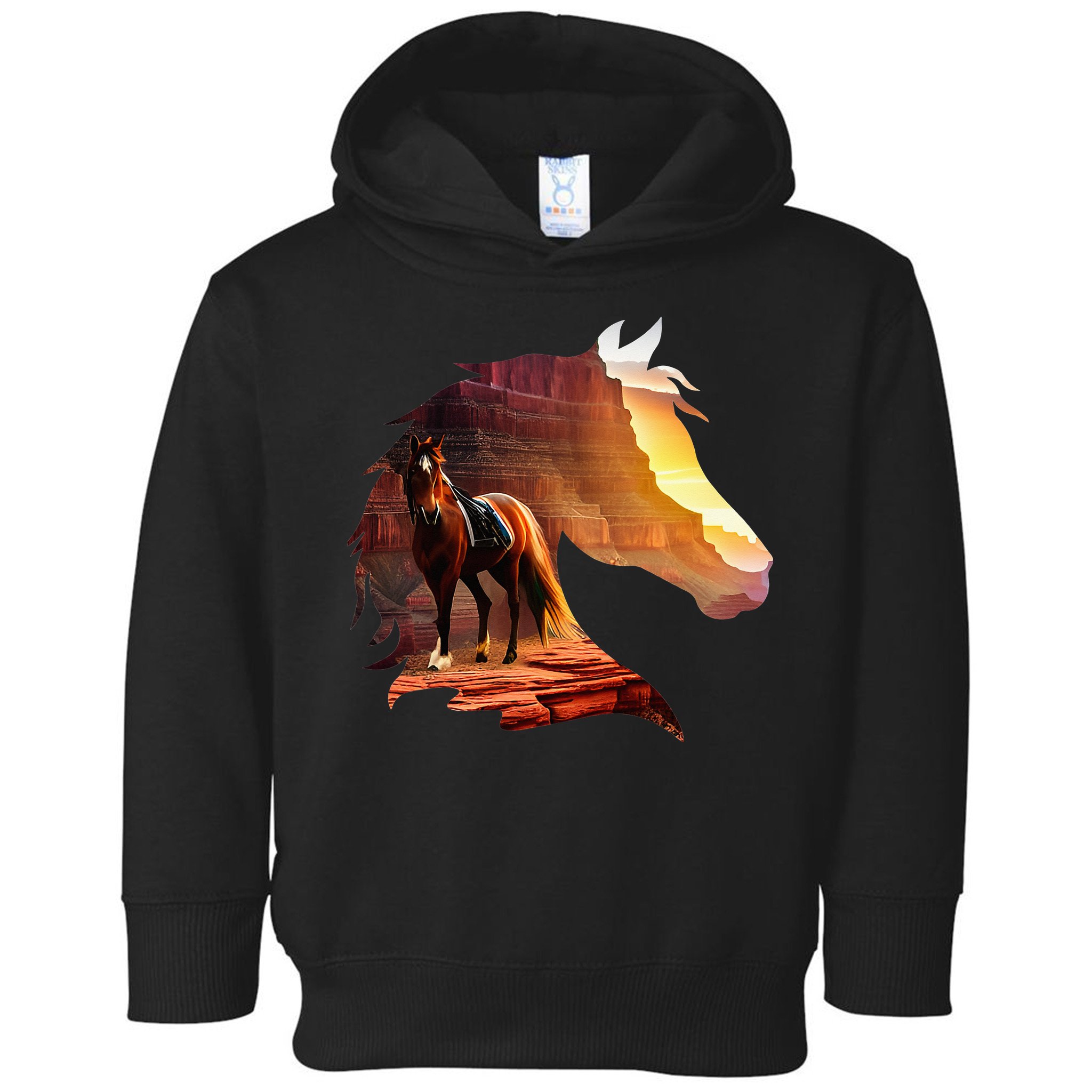 Horse Art Horse Lover Horse Riding Lover Toddler Hoodie