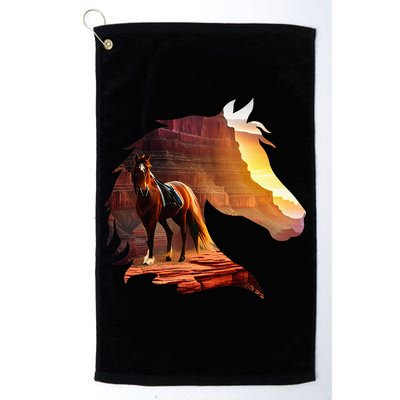Horse Art Horse Lover Horse Riding Lover Golf Towel