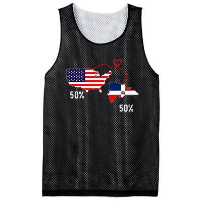 Half American Half Dominican Flag Combined Rd Usa Pride Mesh Reversible Basketball Jersey Tank