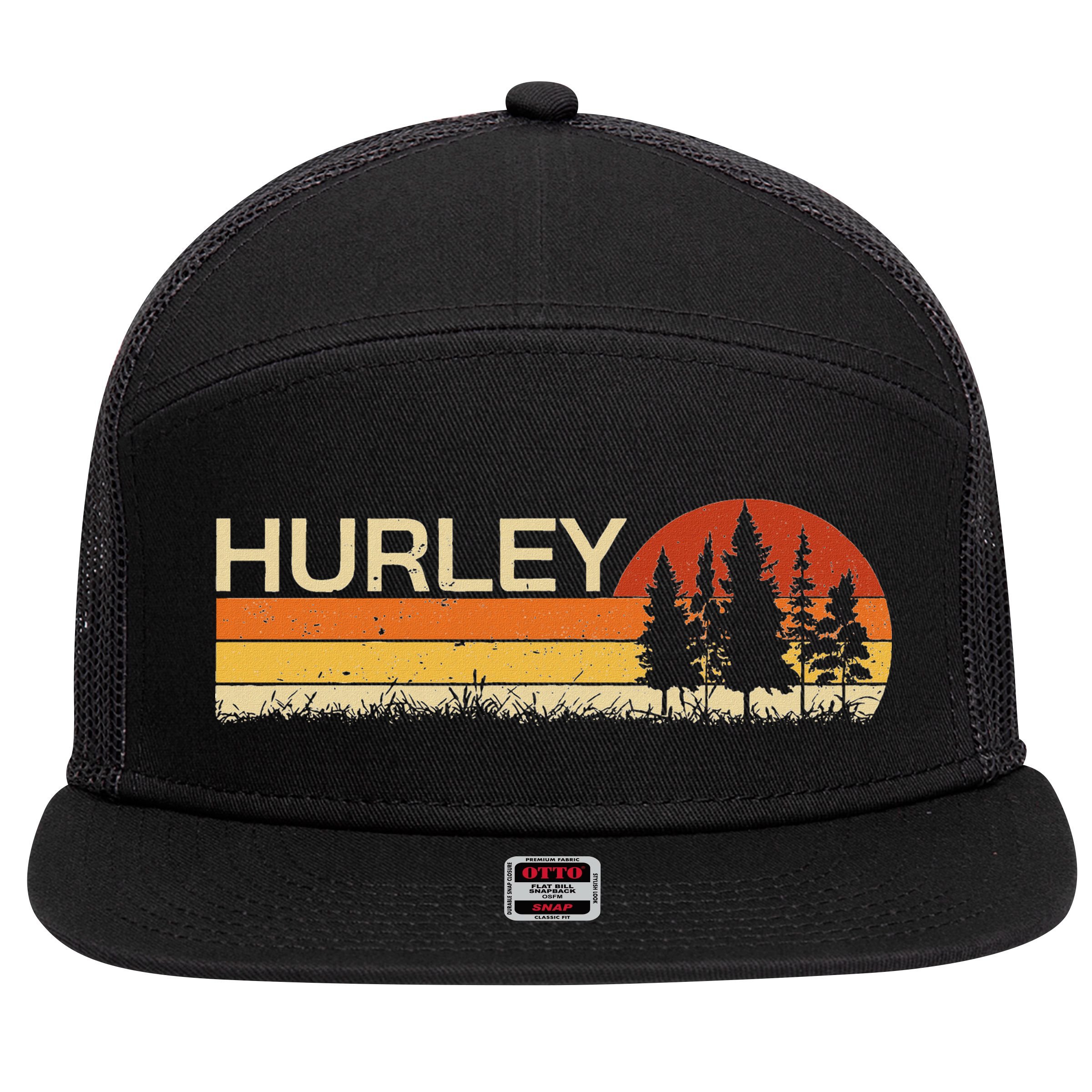 Hurley Aabama 7 Panel Mesh Trucker Snapback Hat
