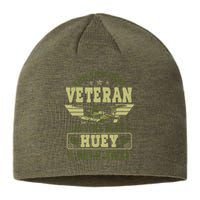 Hear a Huey a Mile Away Vietnam Veteran Uh1 Huey Helicopter Sustainable Beanie