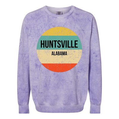 Huntsville Alabama Huntsville Colorblast Crewneck Sweatshirt