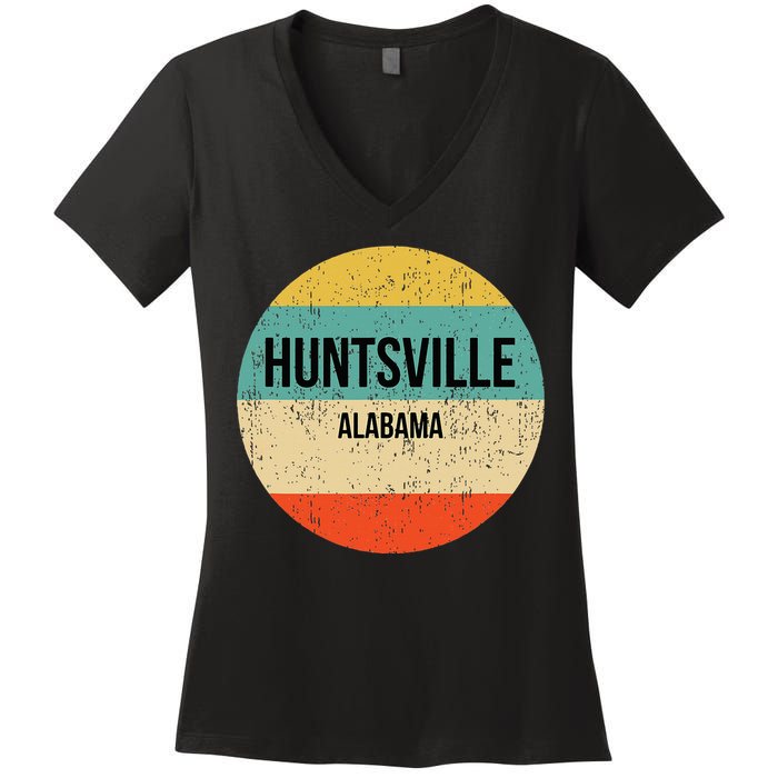 Huntsville Alabama Huntsville Women's V-Neck T-Shirt