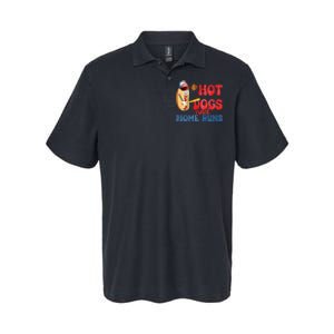 Hotdogs and Homeruns Hotdog Baseball Touchdown Softstyle Adult Sport Polo