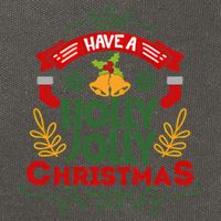Have A Holly Jolly Christmas Gift Cotton Canvas Backpack