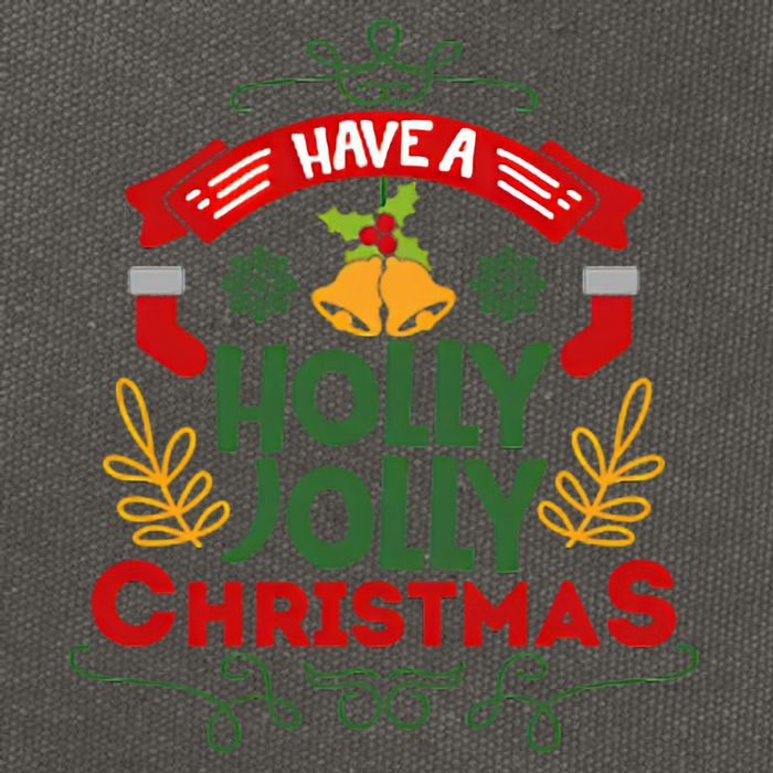 Have A Holly Jolly Christmas Gift Cotton Canvas Backpack