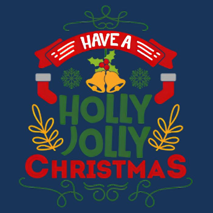 Have A Holly Jolly Christmas Gift Flat Bill Trucker Hat