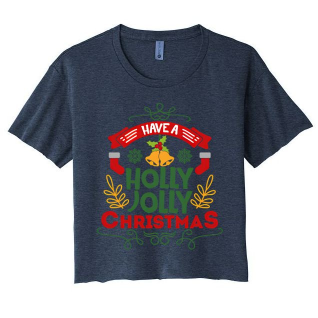 Have A Holly Jolly Christmas Gift Crop Top