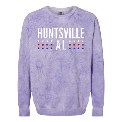 Huntsville Alabama Colorblast Crewneck Sweatshirt