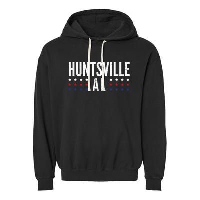 Huntsville Alabama Garment-Dyed Fleece Hoodie