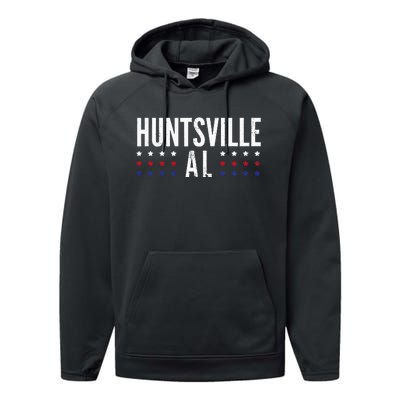 Huntsville Alabama Performance Fleece Hoodie