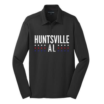 Huntsville Alabama Silk Touch Performance Long Sleeve Polo