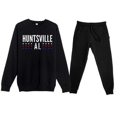 Huntsville Alabama Premium Crewneck Sweatsuit Set