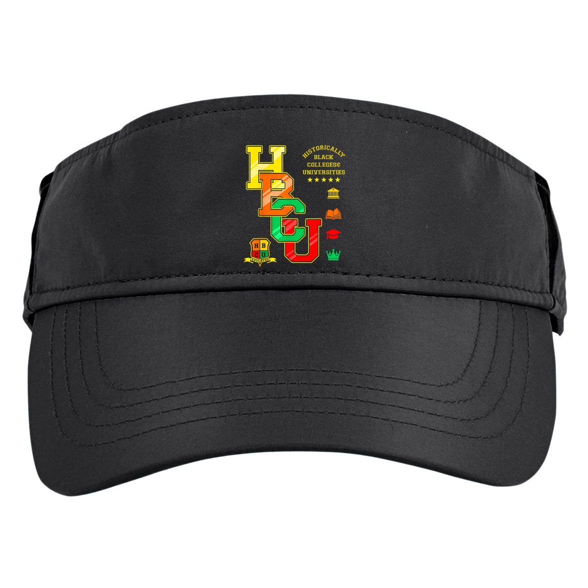 Hbcu Apparel Historically Black Colleges Universities Grad Adult Drive Performance Visor