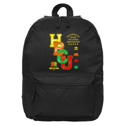 Hbcu Apparel Historically Black Colleges Universities Grad 16 in Basic Backpack
