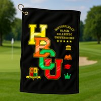 Hbcu Apparel Historically Black Colleges Universities Grad Golf Towel
