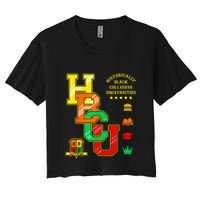 Hbcu Apparel Historically Black Colleges Universities Grad Women's Crop Top Tee